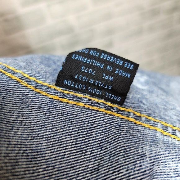 Vintage 90s Canyon River Blues Size L Acid Wash Denim Jean Jacket - Picture 10 of 11